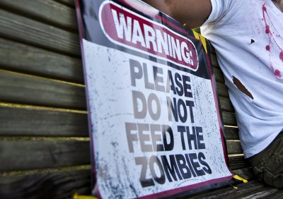 WARNING: PLEASE DO NOT FEED THE ZOMBIES
